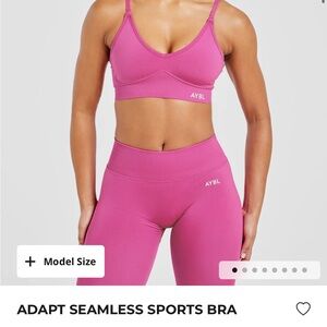 AYBL Vibrant Pink Seamless Activewear Set SOLD
